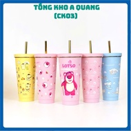 LOTSO BEAR BOTTLE 750ML Thermal Cup 750ML Cartoon Pattern Free 3 accessories. Thermal cup-MA: COCGUN