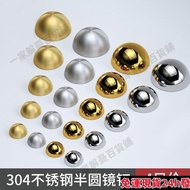 Taoyuan Shipment-304 Stainless Steel Hemisphere Mirror Nail Glass Decorative Acrylic Cover Advertisi