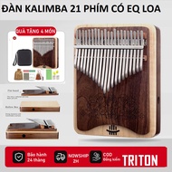 WITH EQ CONNECTED TO SPEAKER - HLRU WALMIX21K 21-KEY KALIMBA - FULLBOX GENUINE 24T