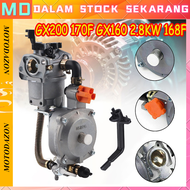 168F 170F Karbulator Gasoline Generator LPG Carburetor 2KW 3KW Mesin Honda GX 160-200