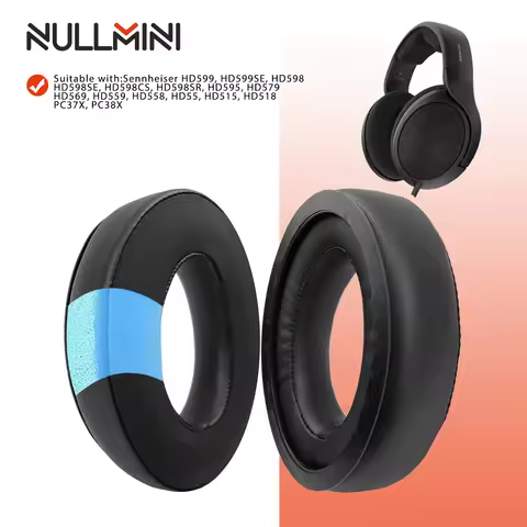 NullMini Replacement Earpads for Sennheiser HD599,HD599SE,HD598,HD595,HD579,HD569,HD559, HD558,HD55,