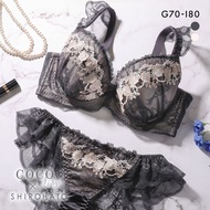 COCO Linge X SHIROHATO royal rose dress bra panties set (Sizes G-I)(42PG327415)(Direct from Japan)1