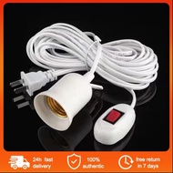 3/5M/10M E27 Lamp Base Bulb Socket Cable Extension Pendant Light Power Cord