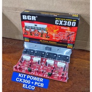 Cx300 CX 300 Stereo Amplifier OCL Power Kit 2x150W BELL + Elco PCB