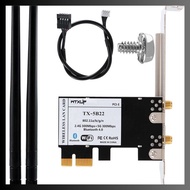 N1202 AR5B22 2.4G/5G Dual Band PCIE Wi-Fi Network Card with Bluetooth 4.0 for Desktop PCsand Servers