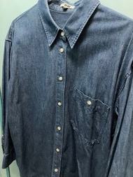 女裝UNIQLO 牛仔襯衫