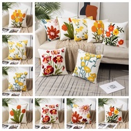Flower Home Sofa Pillow case 45x45cm Bedside Cushion Cover 45x45cm Office Pillow case, 45x45cm Sofa 