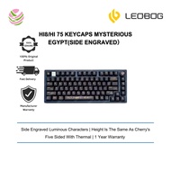 LEOBOG Keycaps Hi8/Hi 75 Keycaps Mysterious Egypt ( Side Engraved ) Five Sided With Thermal Sublimat