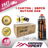 1 Carton Butane Gas Refill Camping Equipment Cooking Gas Stove 28 Pieces Butane Gas Cartridge Campin