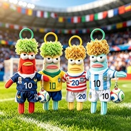 15CM V1 Bikini Bottom Cotton Doll Clothes Wig World Cup Football Suit Working Fish Flat Fish Dopey F