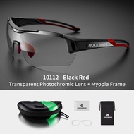 ROCKBROS Photochromic Cycling Bicycle Bike Glasses Outdoor Sports MTB Bicycle Bike Sunglasses Goggle