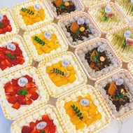 Cake Box Tiramisu Box Dessert Box Bento Box Influencer Bento Box Thickened Oil-Proof Disposable Pack