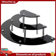 [In Stock]3 Tier Black Organizer Acrylic Risers Display Stand (1 Pcs)
