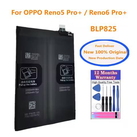BLP825 4500mAh Original Battery for OPPO Find X3 Neo Reno6 Pro+ Reno 6 Pro 5Pro+ Phone