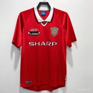 1999-2000 Manchester United Home Soccer Jersey Football Vintage Jersey Sports Football Uniform Custo