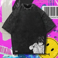 Naruto Anime T-Shirt | Purple Haze | Oversize Stone Wash Vintage T-Shirt Unisex "Sasuke Uchiha"