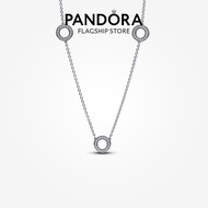 Pandora Pavé Circles Chain Necklace (50cm)