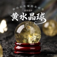 Lucky Housewarming Purification Desktop Rough Stone Gift Ornaments Specimen Degaussing Citrine Burst
