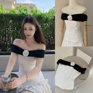 Ngocanh6959 WGWE A304 Off-the-shoulder floral dress code 6263, luxurious lady style