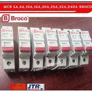 MCB Broco 1P 2A, 4A, 6A, 10A, 16A, 20A, 25A mcb meter kwh pln
