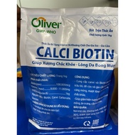 Calcium Biotin 1kg, Helps strengthen bones, shiny hair and skin, reduces the phenomenon of premature