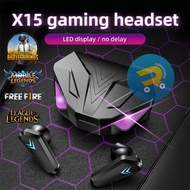 Headset Bluetooth Gaming Stereo X15 / Earphone Bluetooth Gaming / Earphone Bluetooth Game / Handsfre