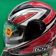 Agv Gp 1 ‐ Helm Fullface /Black Red Singrl Visor Baru Roseus99