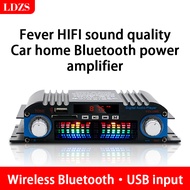 1600W Peak Power HiFi Sound Amplifier Digital 4 Channel Audio Amplifier Bluetooth Karaoke Player FM Radio Support Remote Control