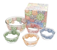 Brighton Multi Color Bowl Set 5pcs(1 Big Bowl + 4 Small Bowl) GMG3805