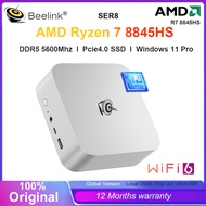 Beelink SER8 AMD Ryzen 7 8845HS Mini PC Wins 11 Pro DDR5 32GB 500GB PCIe4.0 SSD Wifi6 BT5.2 Gaming P