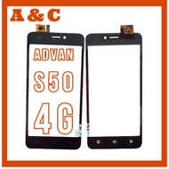 TOUCHSCREEN Advan S50 4G Layar Sentuh HITAM