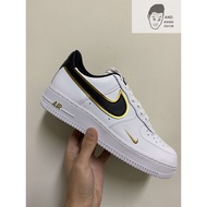 [AND.]NIKE AIR FORCE 1 LV8 AF1 White Black Gold Small Hook Men Style DA8481-100