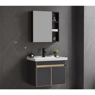 MANDII BASIN CABINET 5 IN 1 MAN-805BC-60BK PWP WITH MIRROR BOX MAN-805MB-BK