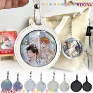 KUGIGI Badge Bag, Multi-Color 58/75mm Badge Display Bag, Round Hanging Decoration Bag Ornaments Badg