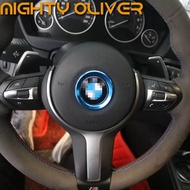 Chrome steering wheel trim sticker emblembmw E46 E30 E34 E36 E39 E53 E60 E90bmw