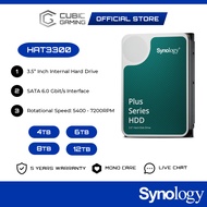 Synology PLUS NAS Internal Hard Drive HAT3300 SATA III 3.5'' Sata HDD Hard Drive NAS Hard Disk HDD