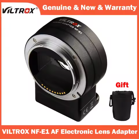 VILTROX NF-E1 Autofocus Electronic Lens Adapter Nikon F-mount series Lens to Sony E-mount Camera NEX