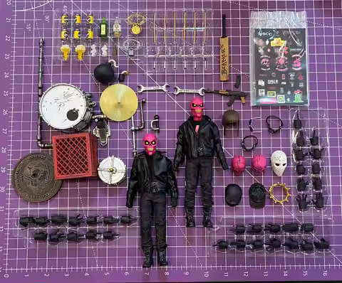 Mezco 1/12 Scale Accessories Model for 6'' Pink Skull