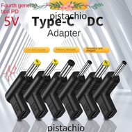 PISTACHIO USB C PD to DC Power Connector, 5V 9V 12V Converter Type C to DC Jack Plug, Universal Type