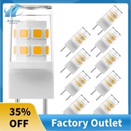 10pack G8 Bulb Warn White 3000K 3W Equivalent 20W-25W Halogen Bulb for Under Cabinet Light Puck Ligh