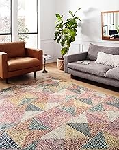 Loloi II Spectrum SPE-01 Silver/Fiesta Geometric Area Rug 2'-6" x 9'-9"