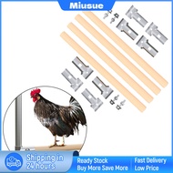 Miusue ชุดกรงนกไก่4x เป็นอาหารสัตว์ปีกชุดเล้าไก่สำหรับนกขนาดใหญ่แม่ไก่และลูกไก่ในสวนหลังบ้านมาคอว์และนกแก้ว