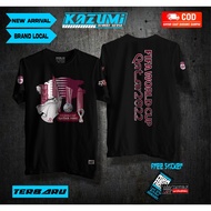 Kazumi Fifa World Cup Men's T-Shirt Distro World Cup Qatar 2022 Fifa World Cup Original Cool Latest