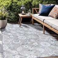 LuuL Home Floral Indoor Outdoor Rugs 9x12 Large Area Rug for Living Room, Patio Decor, Kitchen, and 