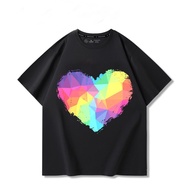 2025 Summer Casual T-Shirt LGBT Rainbow Flag Gay Pride Lesbian