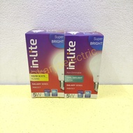 INLITE IN-LITE IN-LITE LED BULB LIGHT 5WATT 5W 5 WATT INB007 GUARANTEE