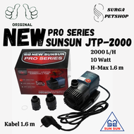 NEW SUNSUN JTP 2000 PRO SERIES POMPA AIR CELUP AKUARUM KOLAM IKAN JTP2000PRO WATER SUBMERSIBLE PUMP
