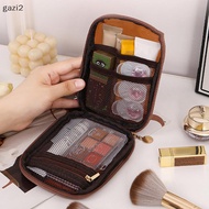 (gazi2) Mini Clear Travel Makeup Organizer Bag Small Cute Preppy Makeup Bag Cosmetic Zipper Toiletry
