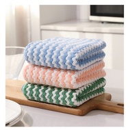 Multipurpose Towel Hand Dish Table Easy To Clean 23*23cm Soft Fabric