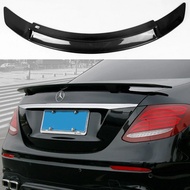 For Mercedes Benz E Class W213 E200 E300 E400 E550  2017-2020 Carbon Fiber Car Spoiler Black Color S